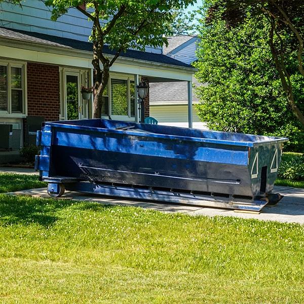 we offer residential dumpsters in various sizes for your convenience